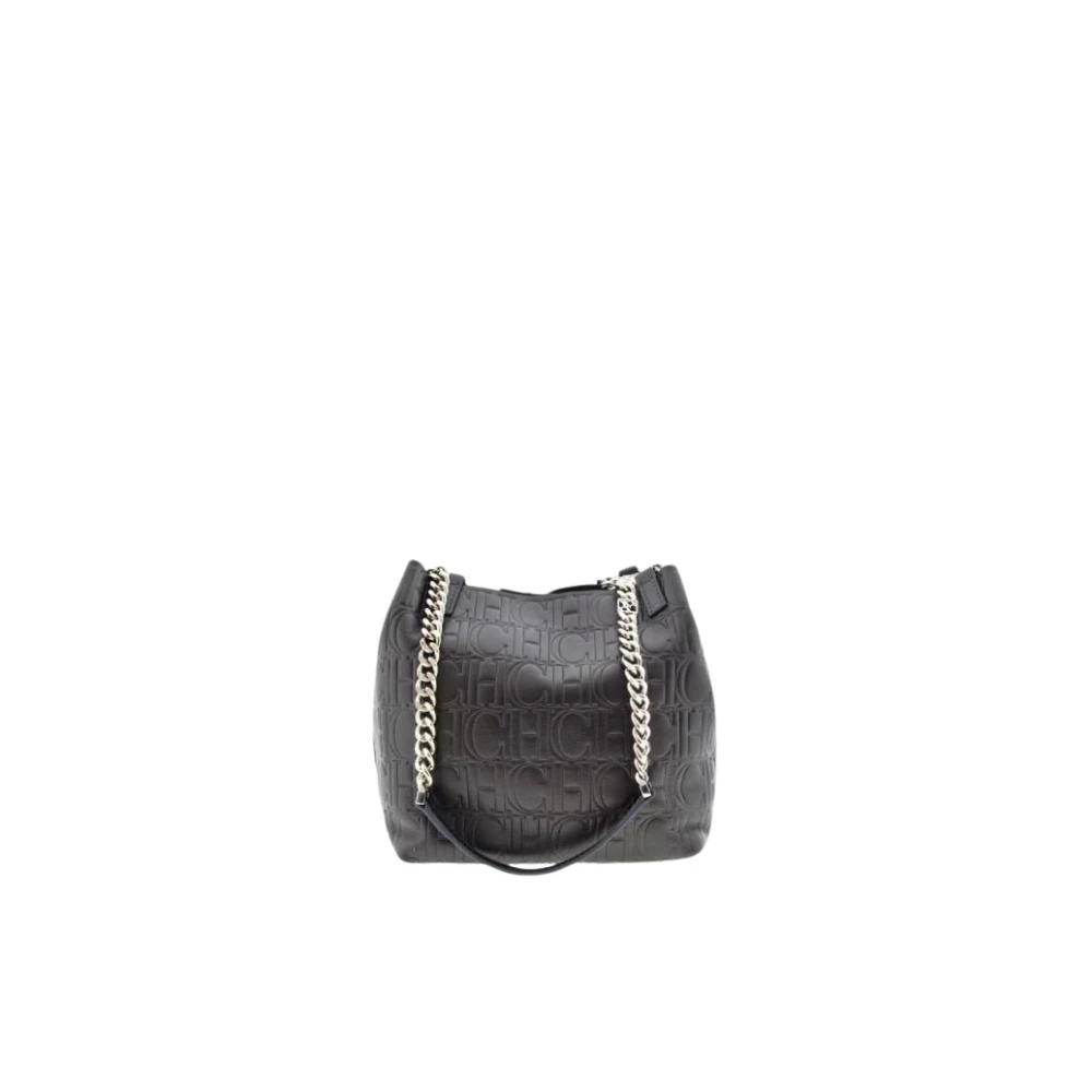 Carolina Herrera Matryoshka Chain XS Antraciet Tas Gray Dames