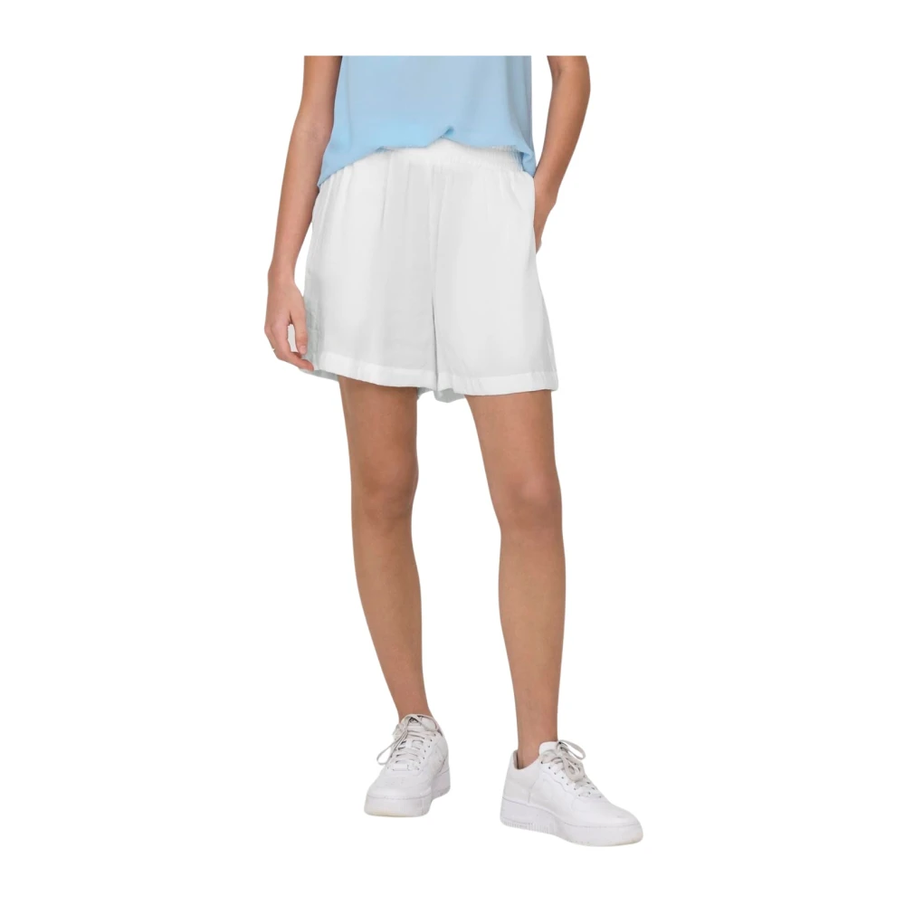 Only Iris Modal Shorts voor Dames White Dames