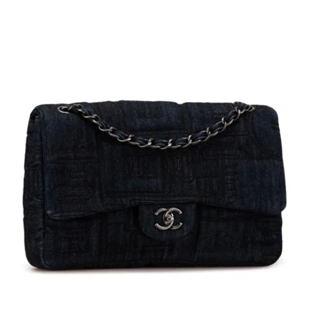 Chanel Vintage Pre-owned Denim chanel-bags Blue Dames