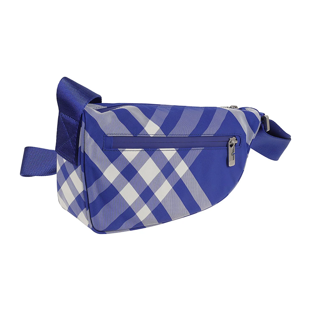 Burberry ML Shield Crossbody Tas Blue Heren