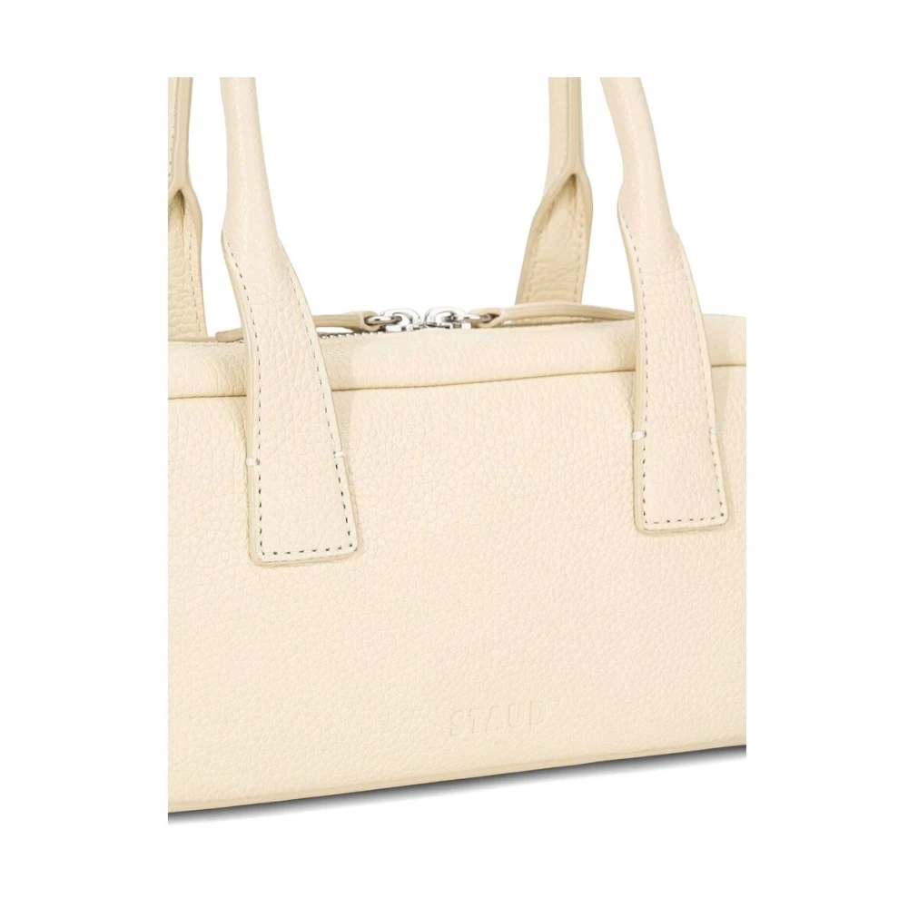 Staud Crème Wit Rits Top Handvat Tas Beige Dames