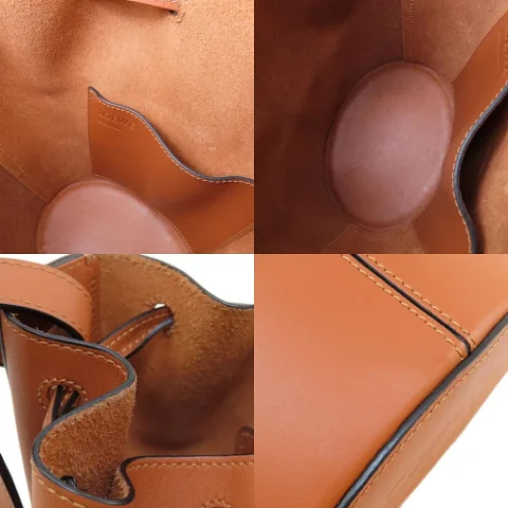 Loewe Pre-owned Leather shoulder-bags Brown Dames