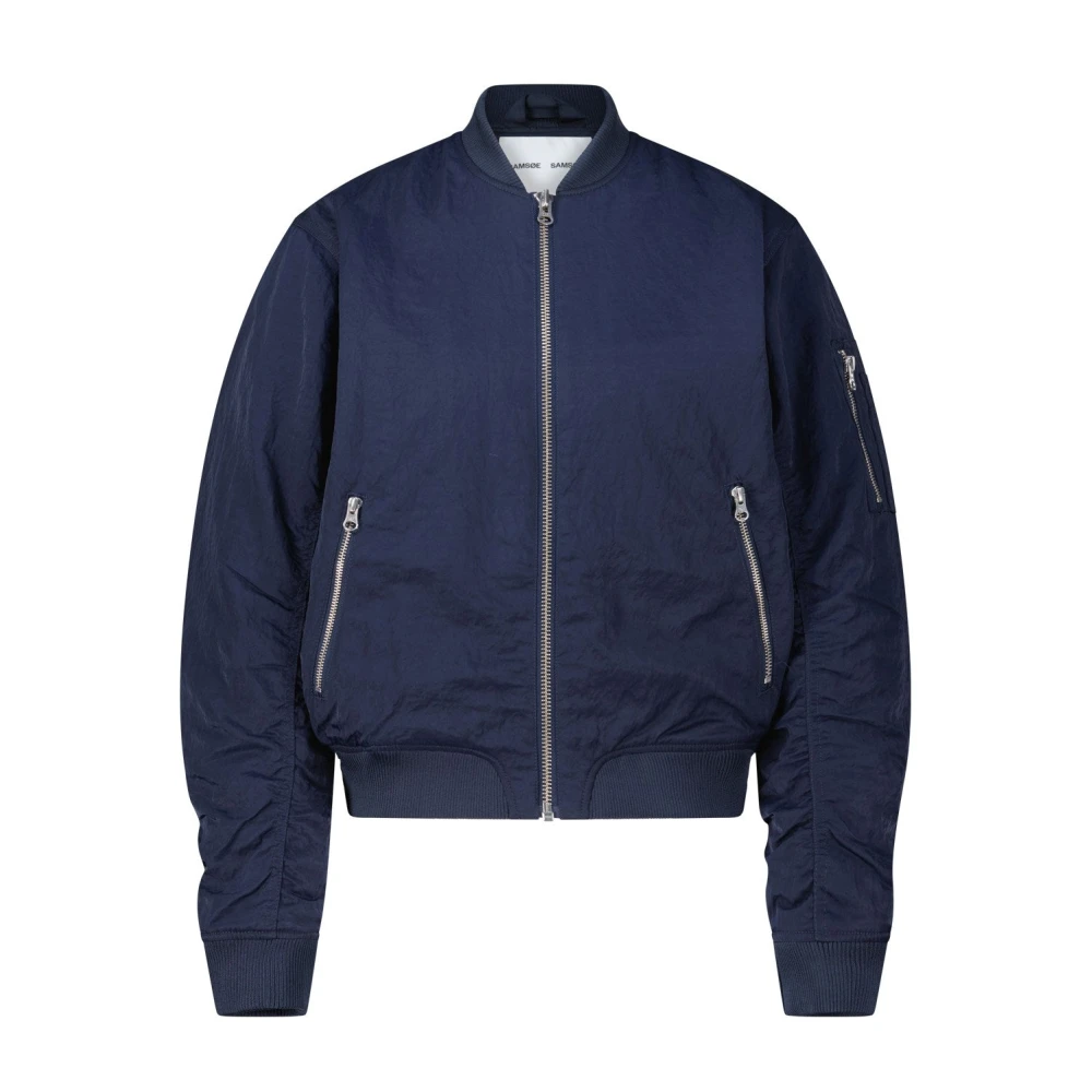 Samsøe Urban Bomber Jacket Blue Dames