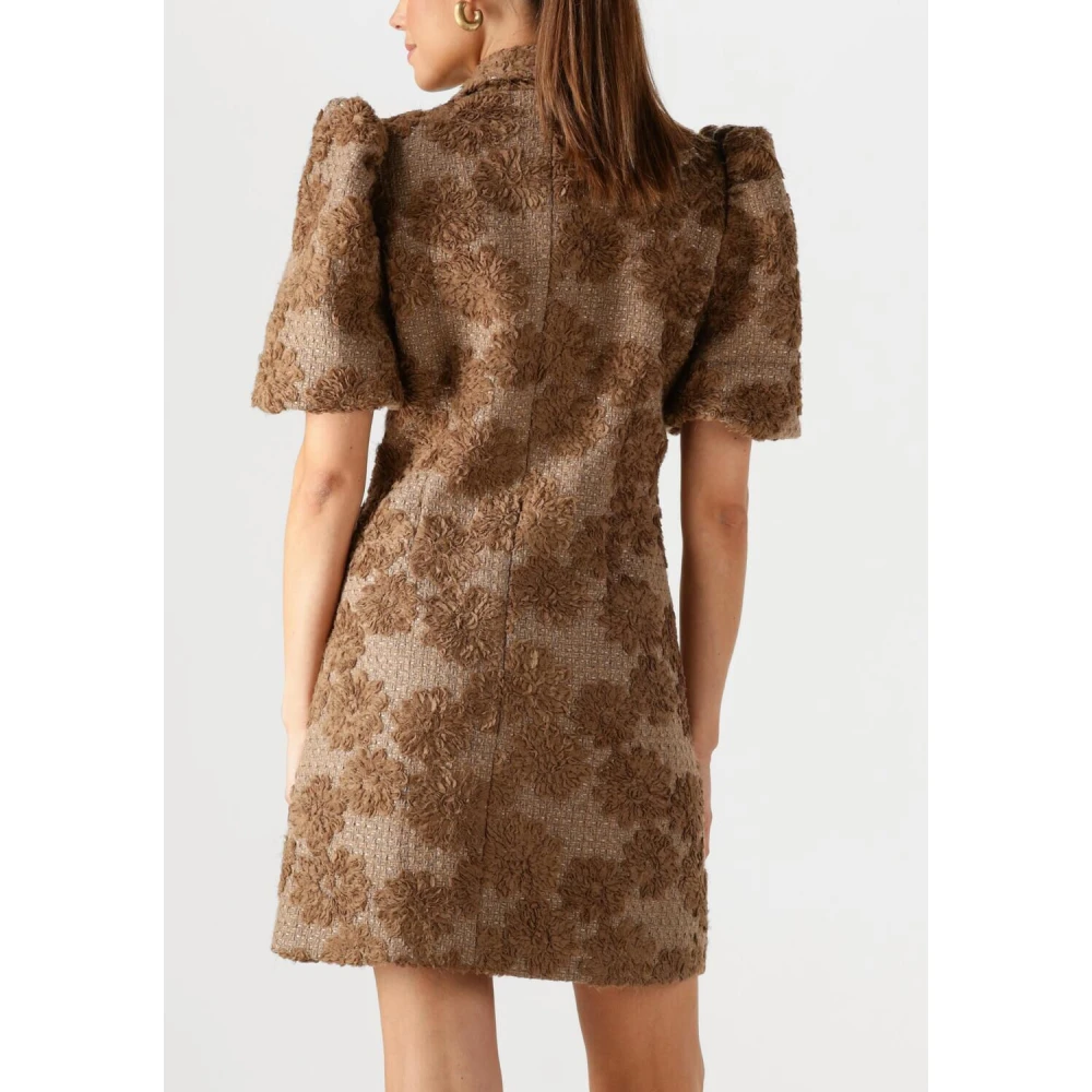 Notre-v Bruine Mini Jurk Nv-Fallon Charme Brown Dames