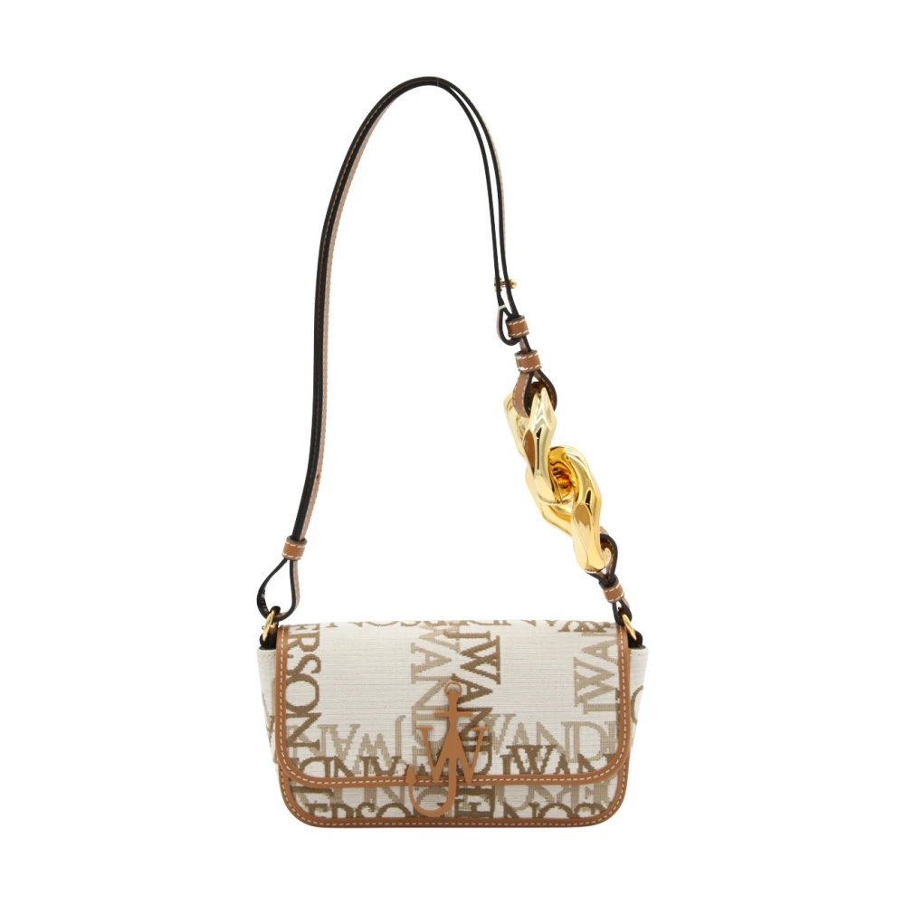 Jw Anderson Women's Brown Anchor Chain Shoulder Bag - Shoulder Bags - One Size - Bags