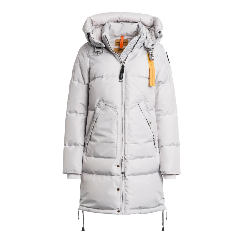 Parajumpers Women's Gray Long Bear Down Jacket