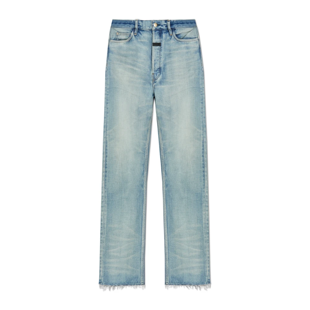 Fear Of God Jeans met logo Blue Heren