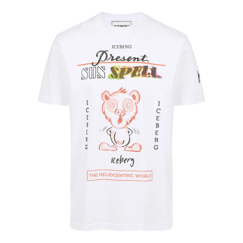 Iceberg - Tops > T-Shirts - White - Iceberg - Modalova