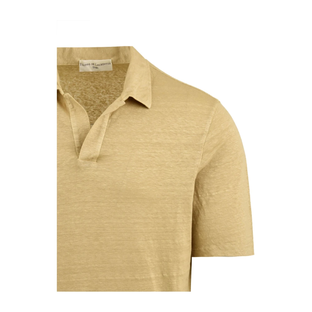 Filippo De Laurentiis Beige T-shirts en Polos Beige Heren
