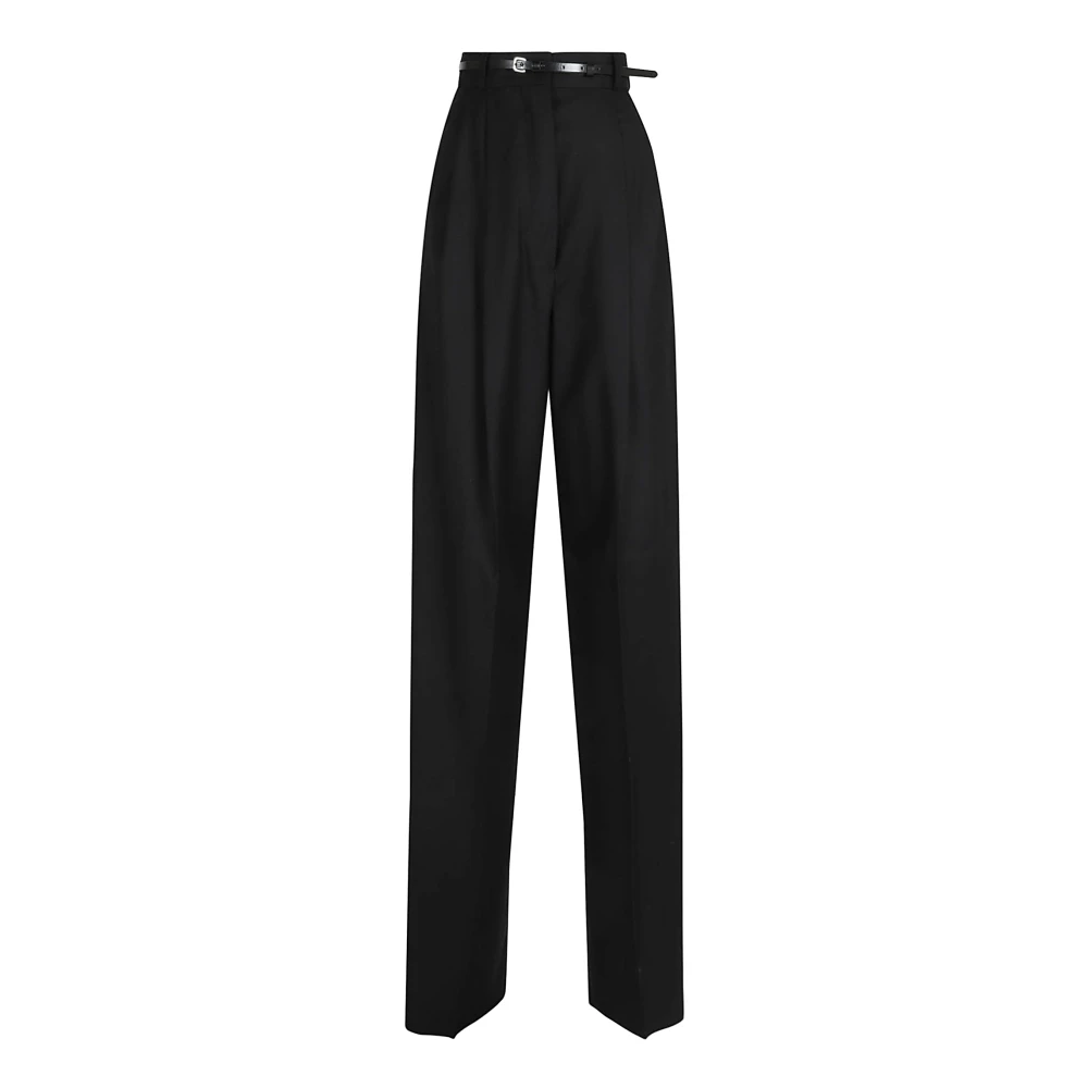 Max Mara Zwarte Lange Broek Black Dames