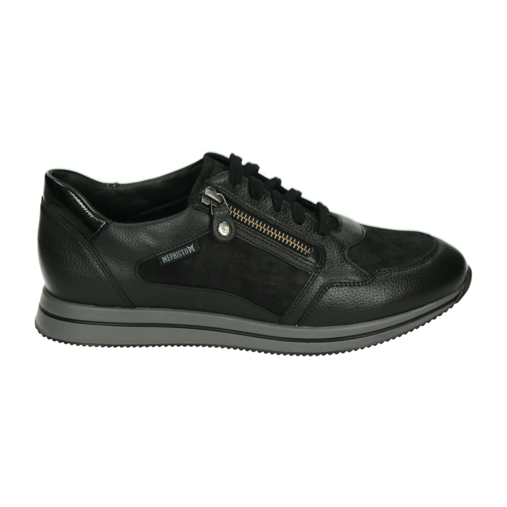 Mephisto Sportieve Lage Damesschoenen Dames Schoenen Zwart
