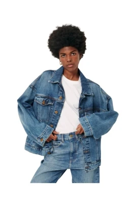 Oversized Denim Jacka