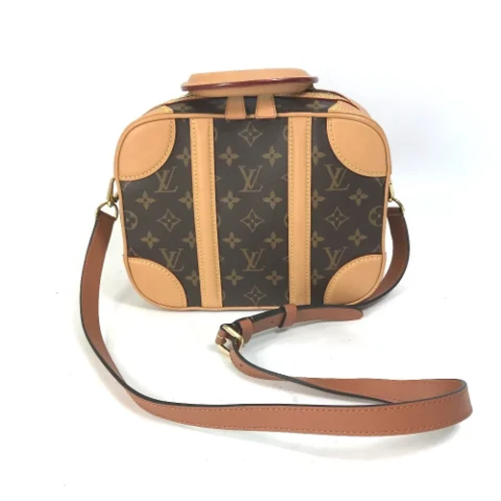 Louis Vuitton Vintage Pre-owned Fabric handbags Brown Dames