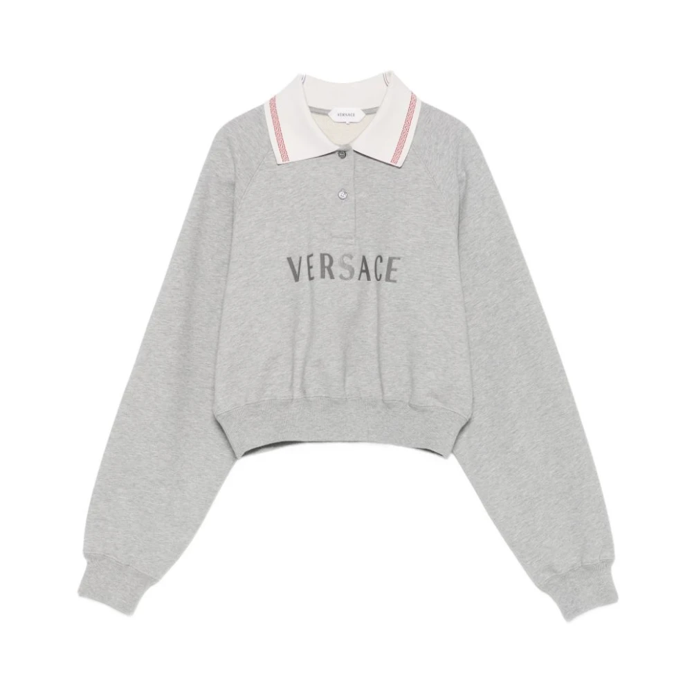 Versace , Sweatshirts, Female, Gray, S, Jumpers