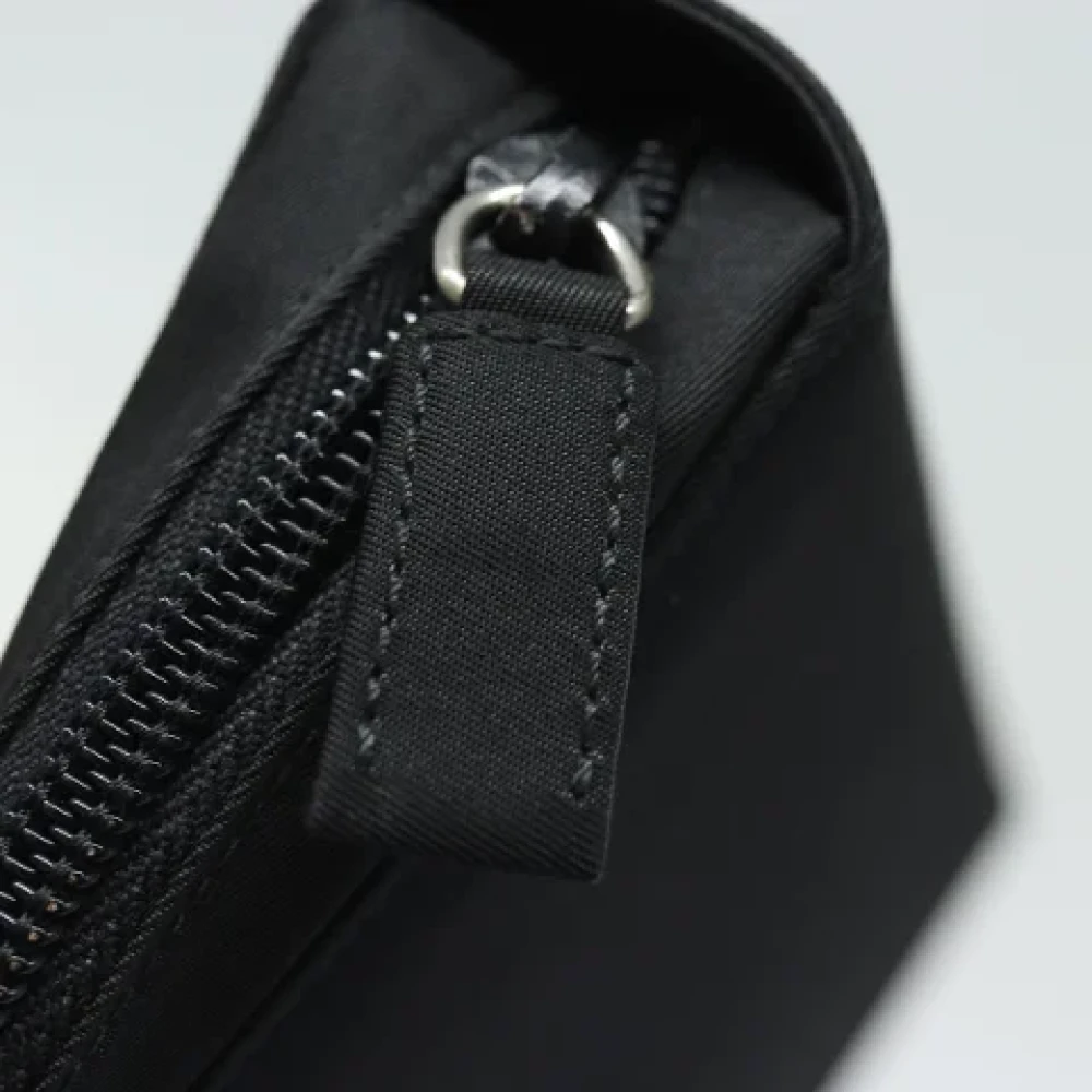 Prada Vintage Pre-owned Nylon pouches Black Dames