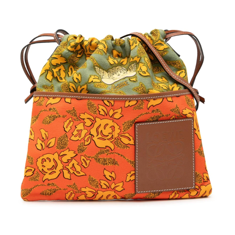 Loewe Pre-Owned Women's Pre-Owned Floral Print Bucket Bag