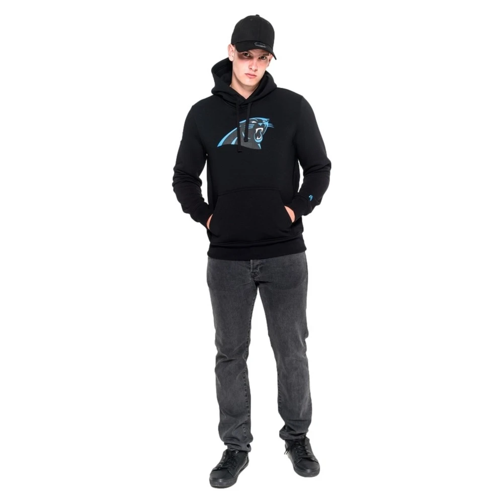 new era Panthers Team Logo Hoodie Black Heren