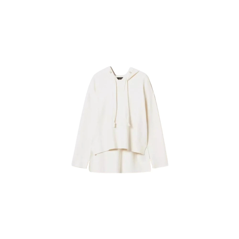 Twinset Stijlvolle Hoodies voor een trendy look White Dames