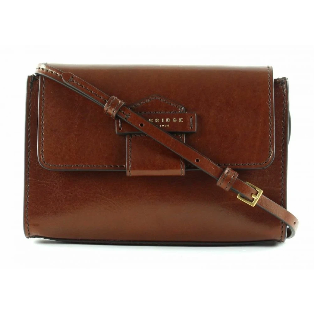 The Bridge Women's Brown Cross Body Bags, One Size, Leather Crossbody Bag Linea Cernaia