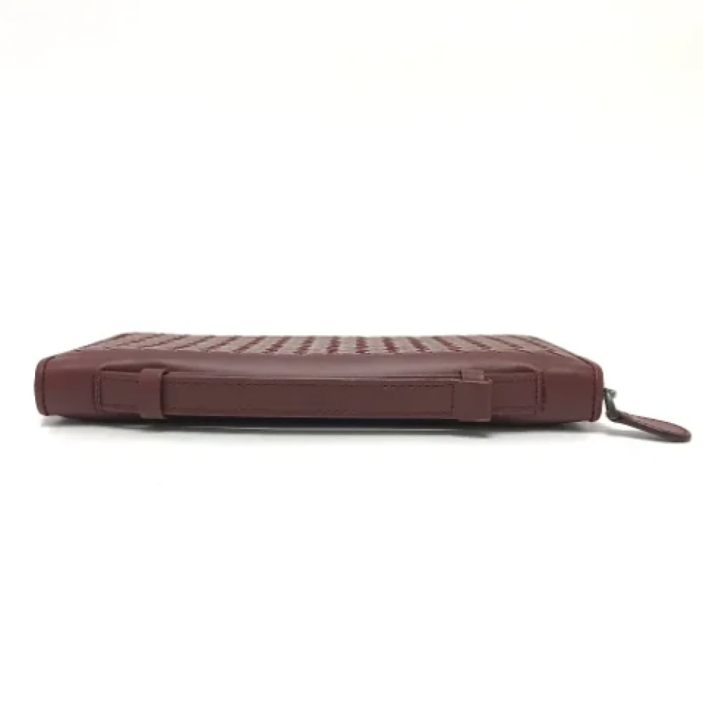 Bottega Veneta Vintage Pre-owned Leather wallets Pink Dames