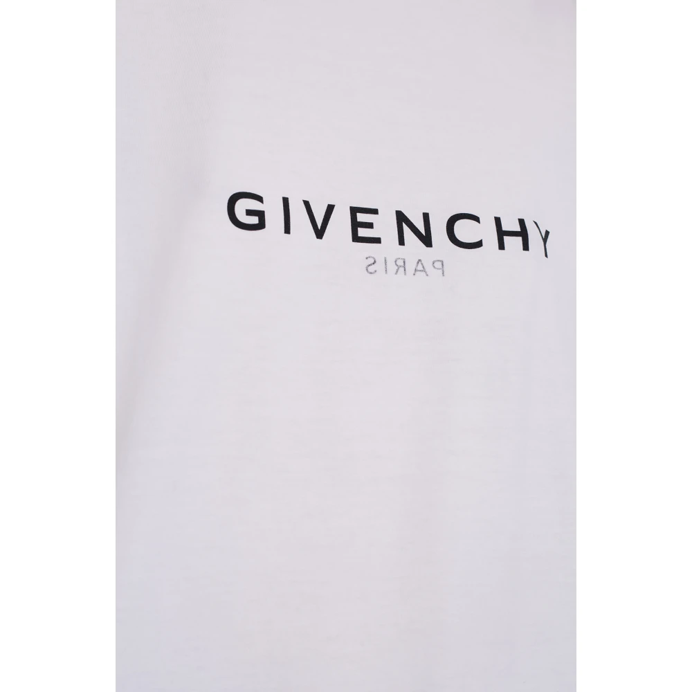Givenchy Logo T-shirt White Dames