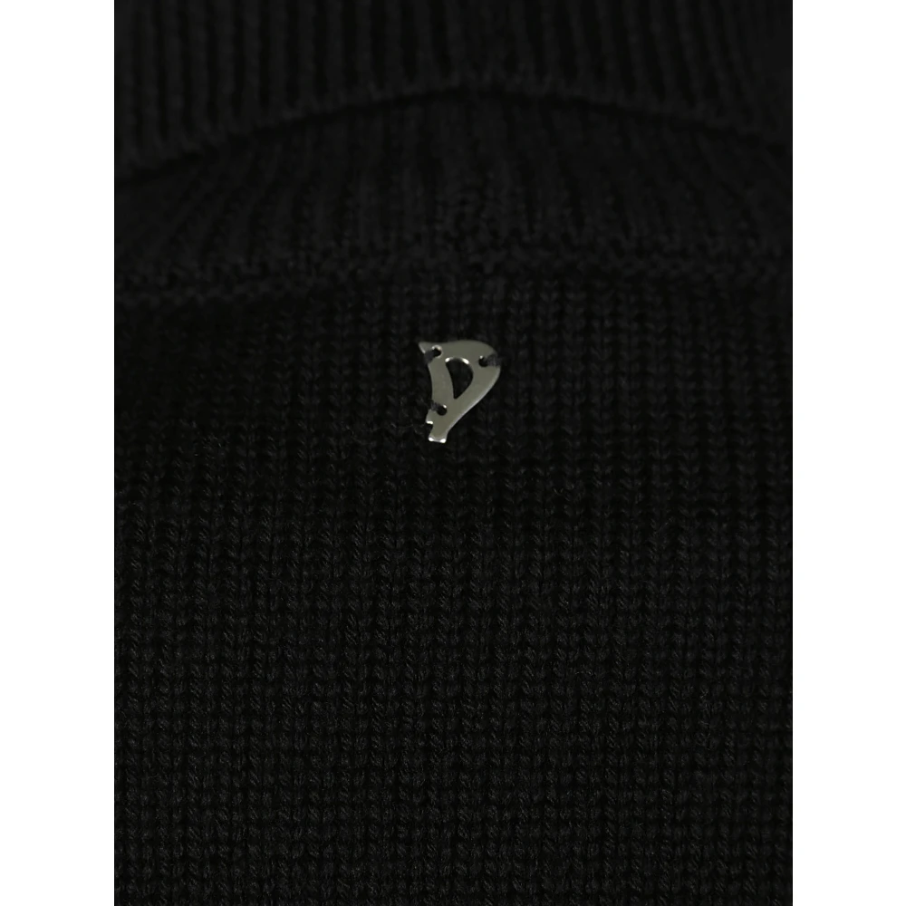 Dondup Turtleneck Sweater Box Black Dames