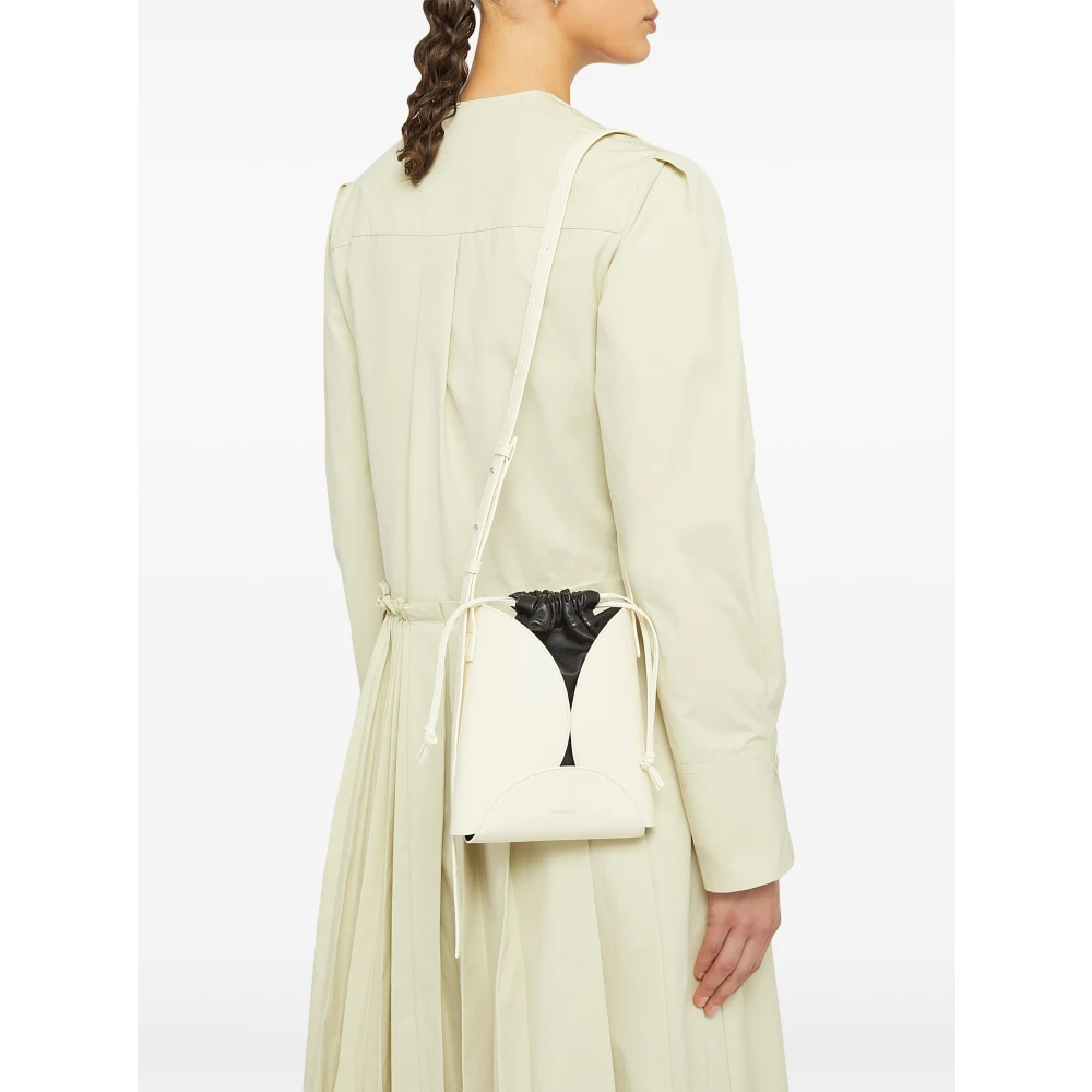 Jil Sander Schoudertas Beige Dames