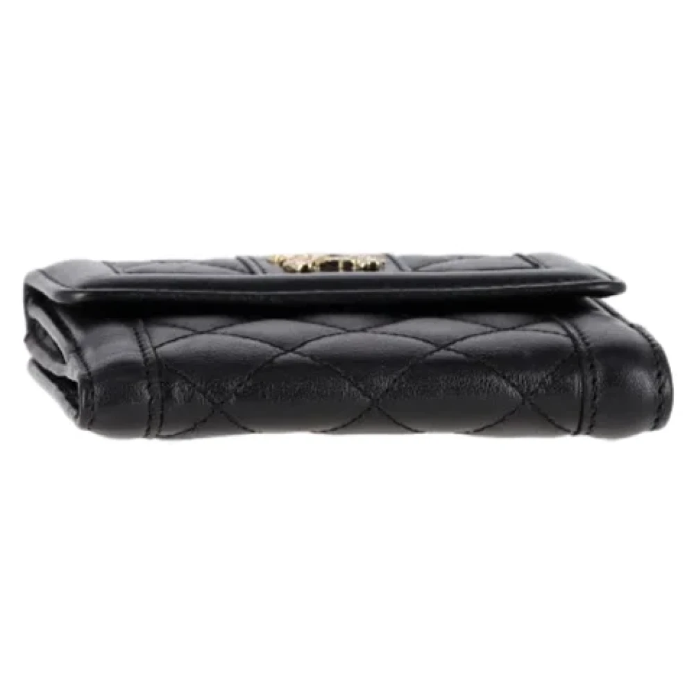 Burberry Vintage Pre-owned Leather wallets Black Dames