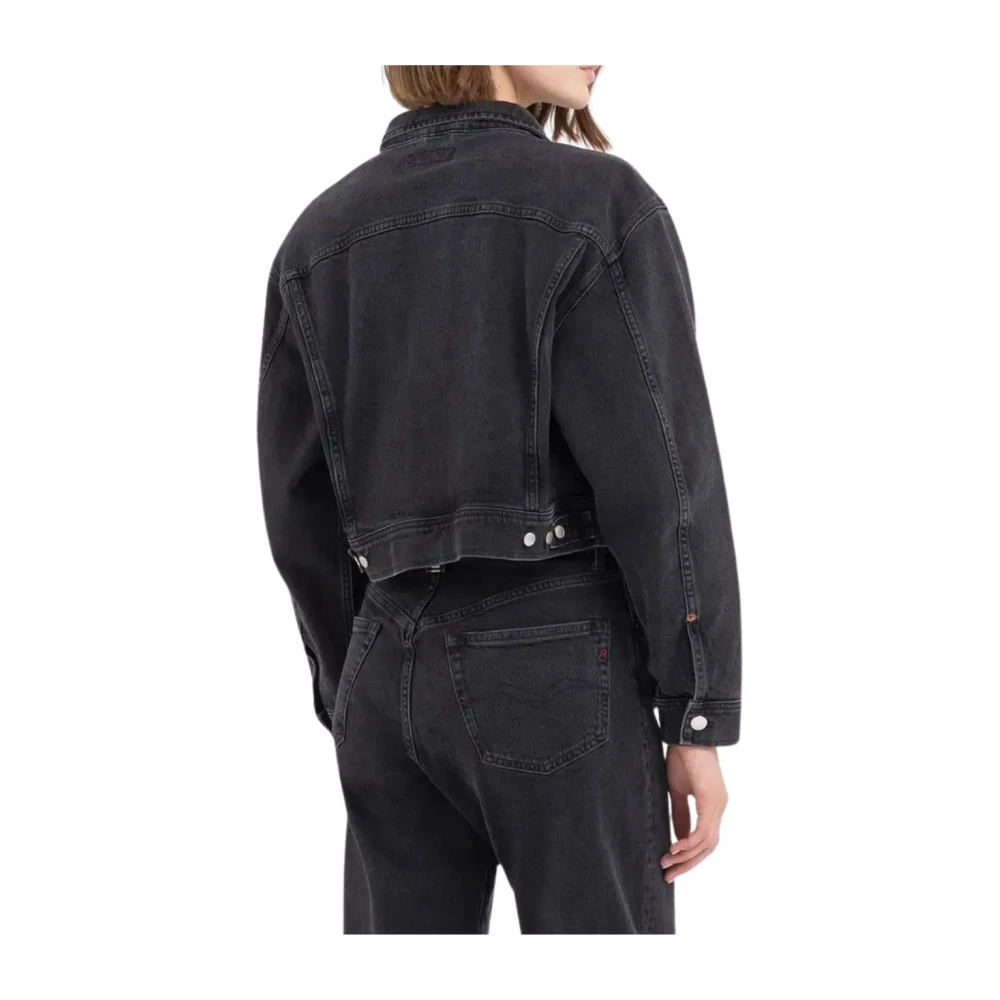 Replay Denim Jas Black Dames