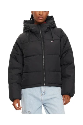 Svart Pufferjacka
