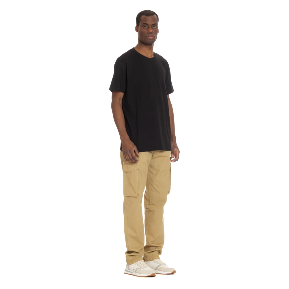 Department Five Zwarte Katoenen T-shirt met Logo Black Heren