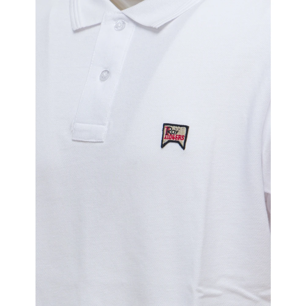 Roy Roger's Polo Shirts White Heren