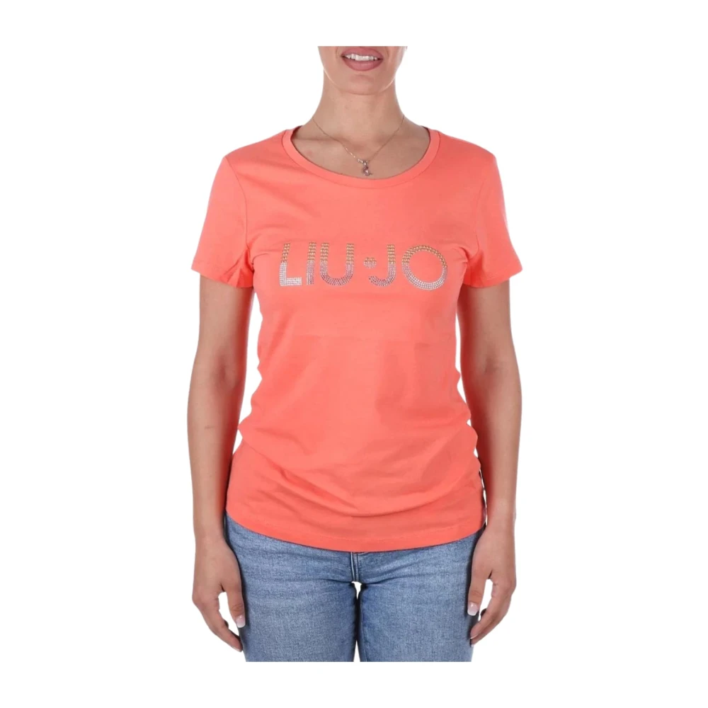 Liu Jo Basis T-shirt Orange Dames