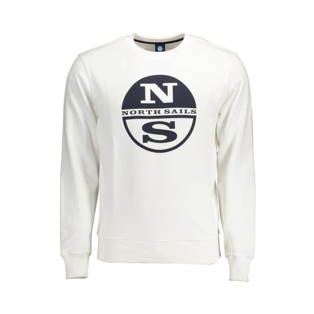 North Sails Men's White Long-Sleeved Sweatshirt - Sweatshirts - 2XL - Sweatshirts & Hoodies