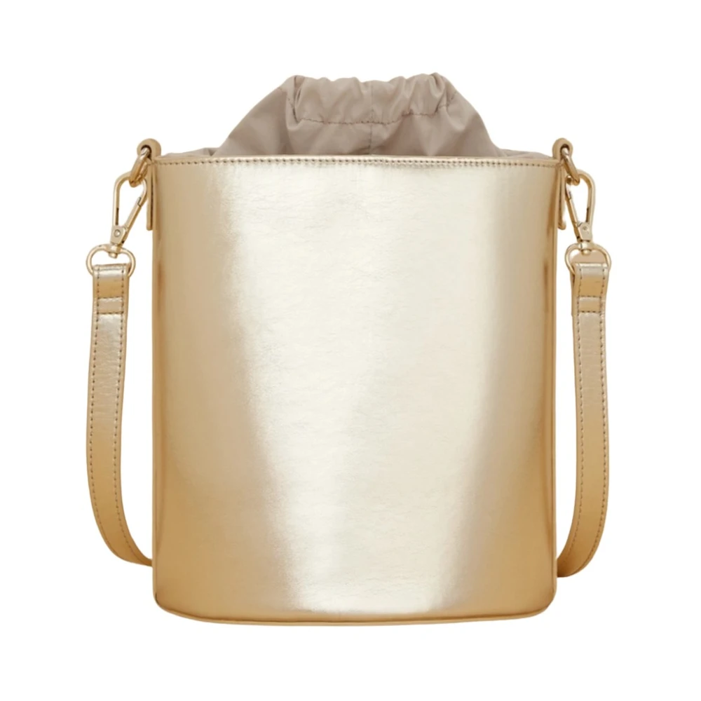Marina Rinaldi Stijlvolle Bucket Tas met Katoenen Voering Beige Dames