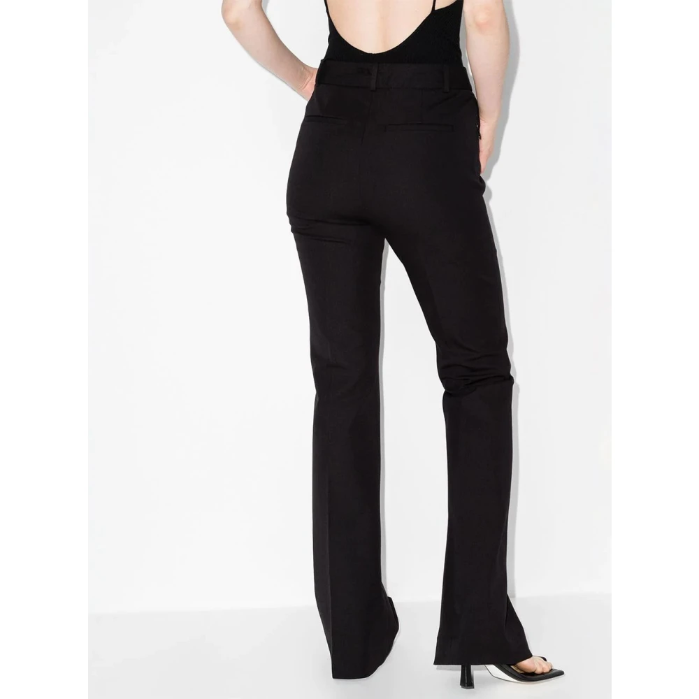 Frame Flare broek in zwart Black Dames