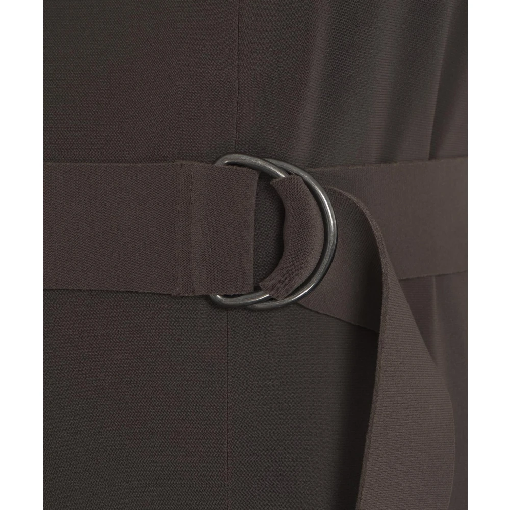 Norma Kamali Bruine Dolman Jumpsuit Dames Overall Brown Dames