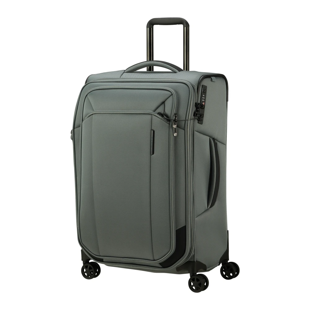 Samsonite Grijze Trolley met gerecycled PET-stof Gray Unisex