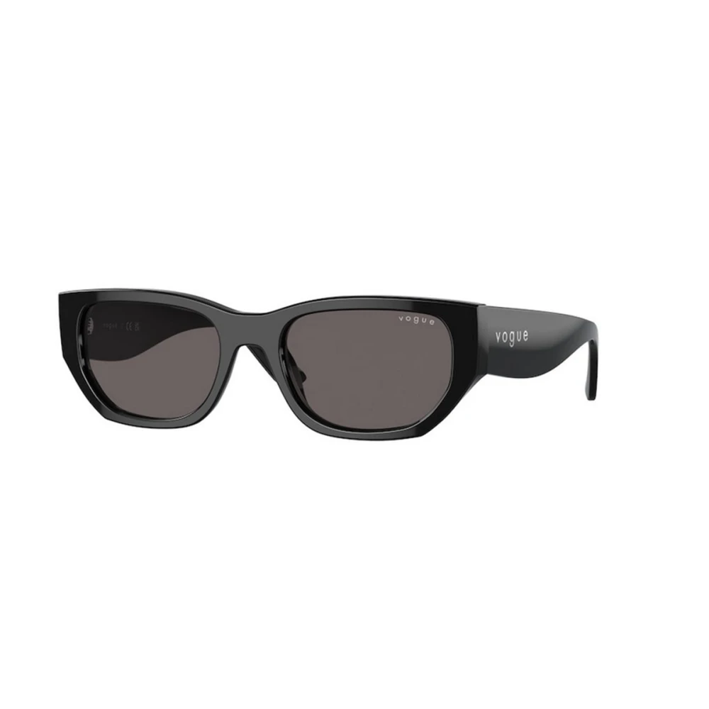 Vogue Eyewear Woman Sunglass VO5586S - Frame color: Black, Lens color: Black Smoke - Image 3