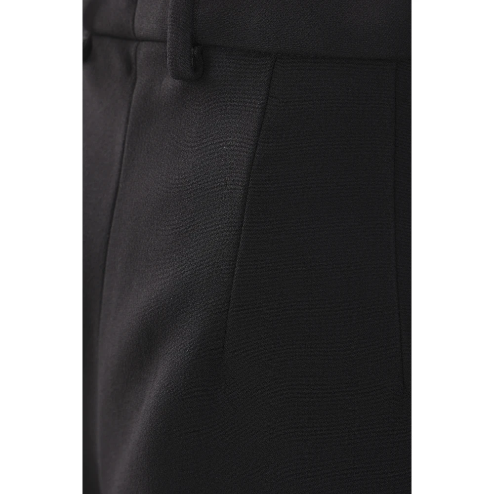 Ermanno Scervino Zwarte Bootcut Broek met Voorsluiting Black Dames