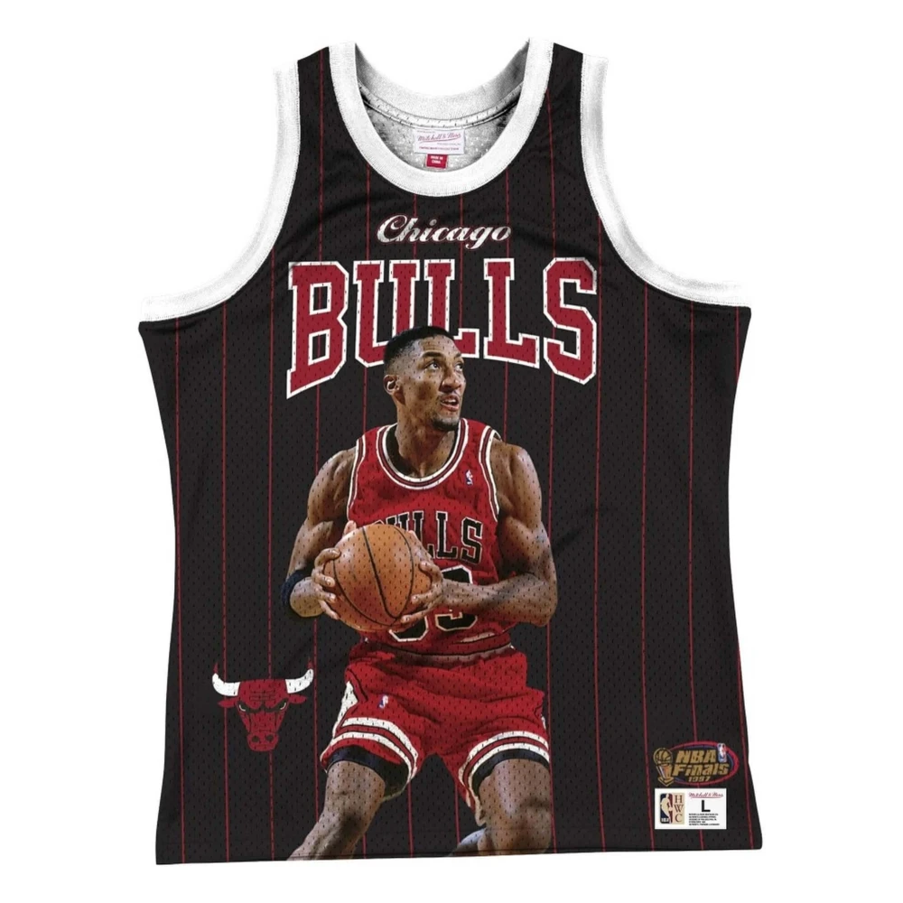 Mitchell & Ness Chicago Bulls Basketbalshirt Multicolor Heren