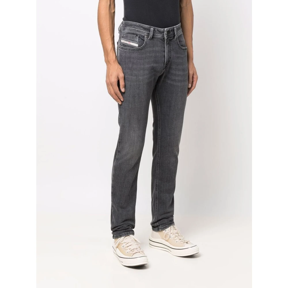 Diesel Slim-Fit Sleenker Jeans Upgrade Collectie Gray Heren