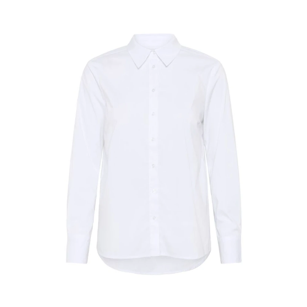 Part Two Women's White Classic Shirt With Collar - Shirts - Xl - Blouses & Shirts