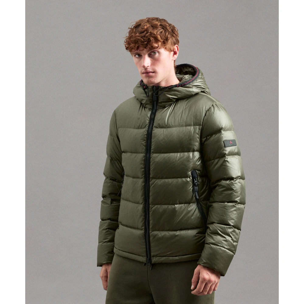 Peuterey Groene Pufferjas Urban Stijl Green Heren