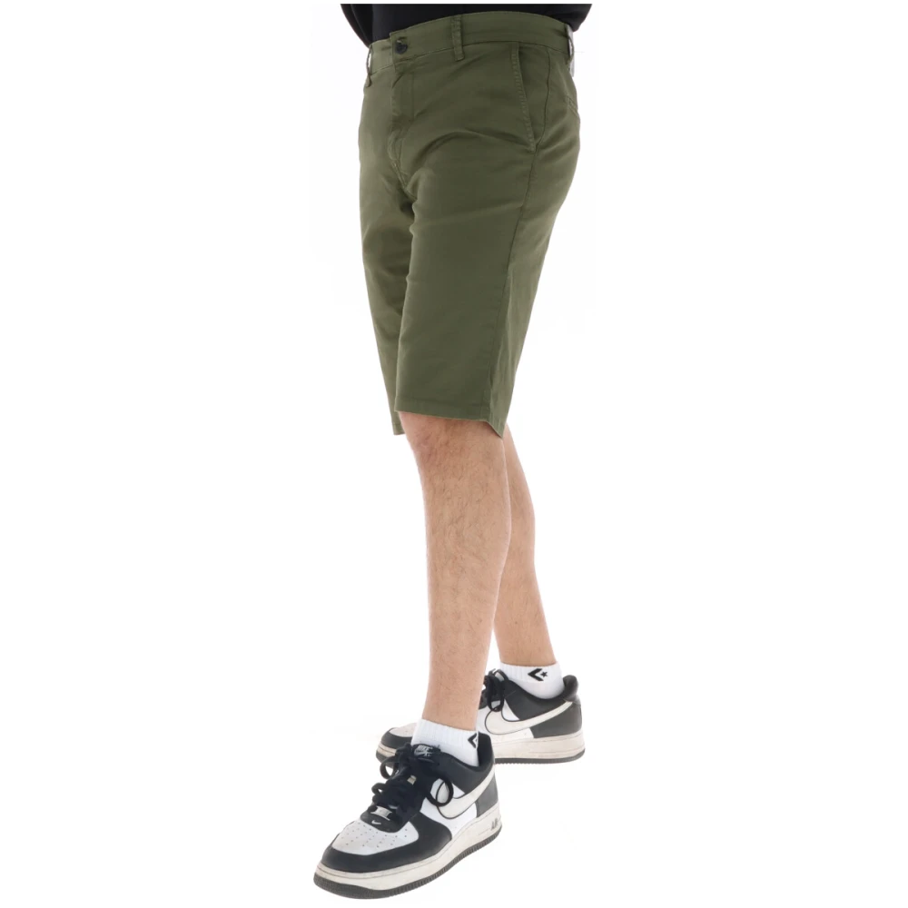 Lyle & Scott Stretch katoenen shorts voor heren Green Heren