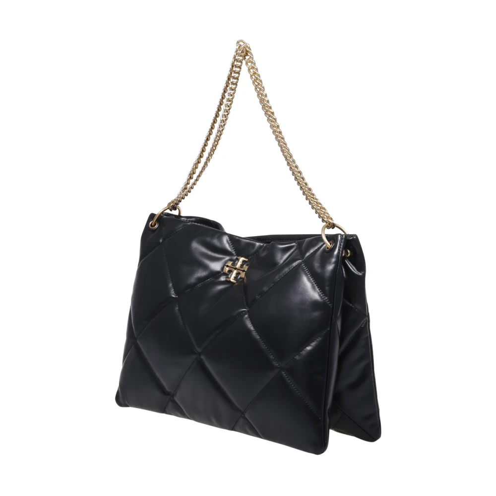 TORY BURCH Diamantquilt Hobo-tas in zwart Black Dames