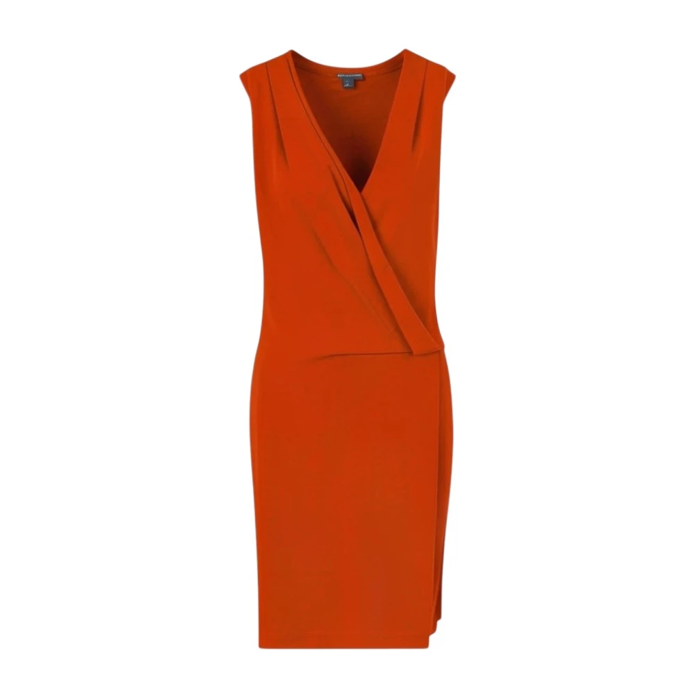 Armani Exchange Orange Abito - Female - Wrap Dresses - 2XS - Dresses