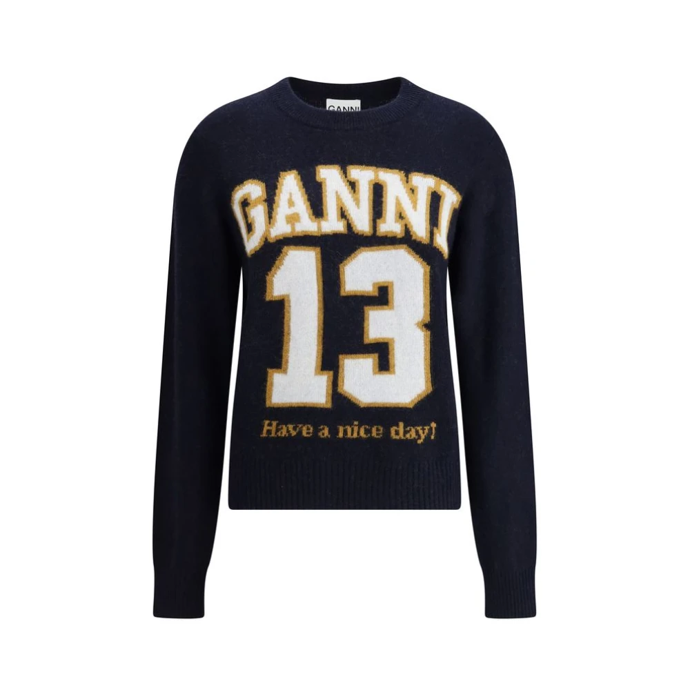 Knitwear > Round-neck Knitwear - - Ganni - Modalova