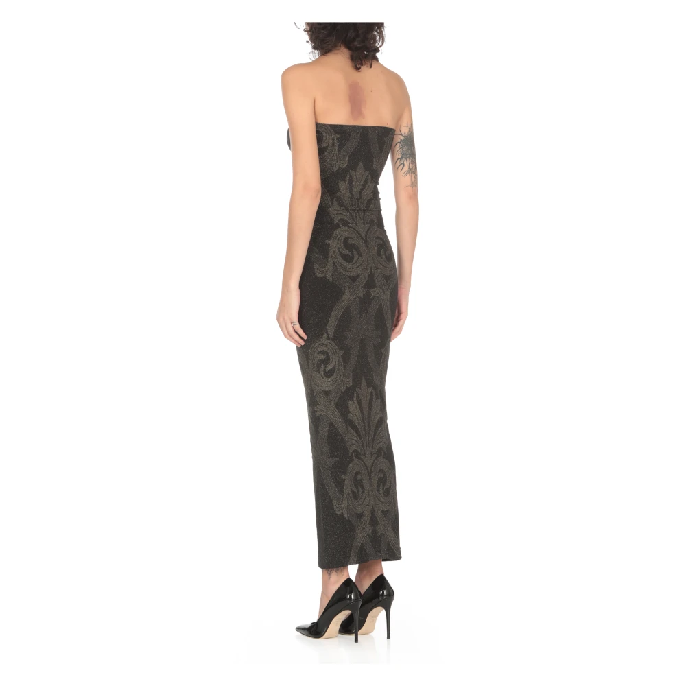 Wolford Zwart Hart Hals Mouwloze Jurk Black Dames