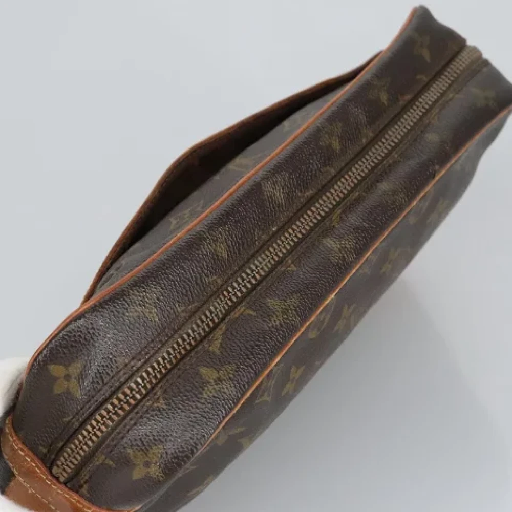 Louis Vuitton Vintage Pre-owned Canvas clutches Brown Dames